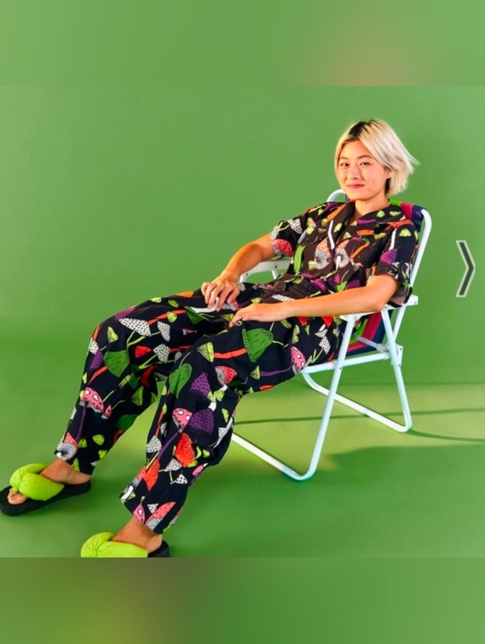 Farm Rio Mushroom Jumpsuit - Picture 1 of 8